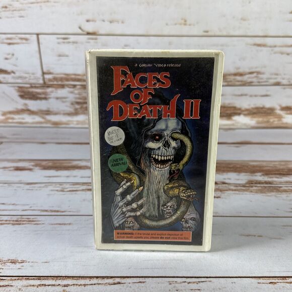 Faces of Death 2 VHS 1990 - Picture 1 of 4